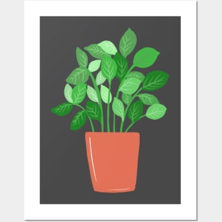 Herb Garden/Basil Leaf Plant Posters and Art